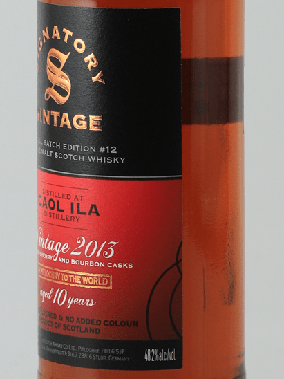 Signatory Caol Ila 10 Year Old 2013 Oloroso Sherry & Bourbon Cask - Bottle Of Japan
