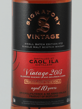 Load image into Gallery viewer, Signatory Caol Ila 10 Year Old 2013 Oloroso Sherry &amp; Bourbon Cask - Bottle Of Japan