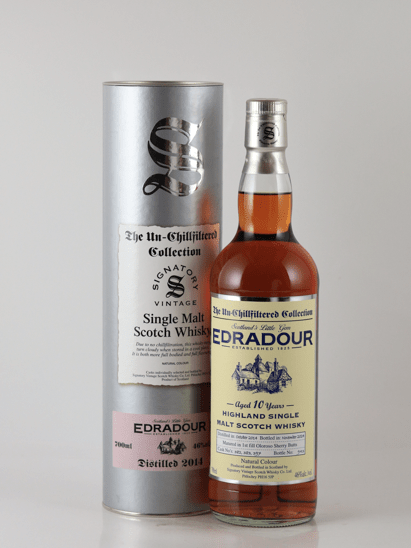 Signatory Edradour 10 Year Old 2014 Unchillfiltered - Bottle Of Japan