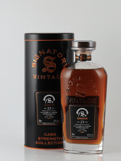 Signatory Edradour 23 Year Old 2000 - Bottle Of Japan