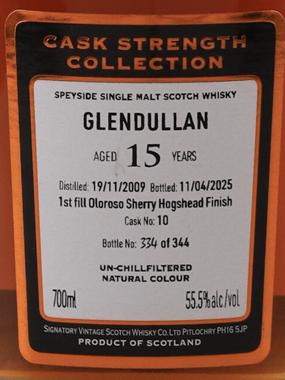 Signatory Glen Deveron 15 Year Old 2009 - Bottle Of Japan