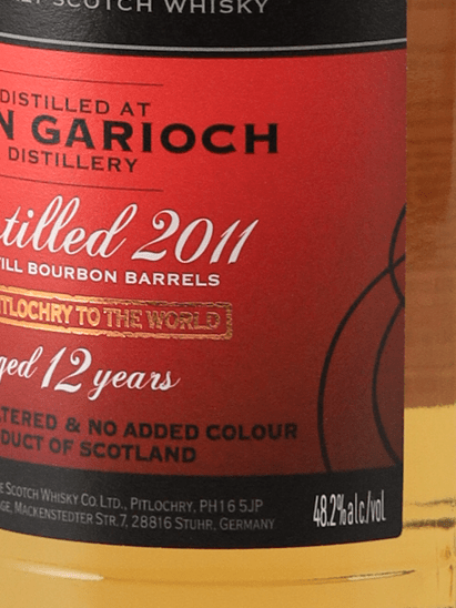 Signatory Glen Garioch 12 Year Old 2011 - Bottle Of Japan