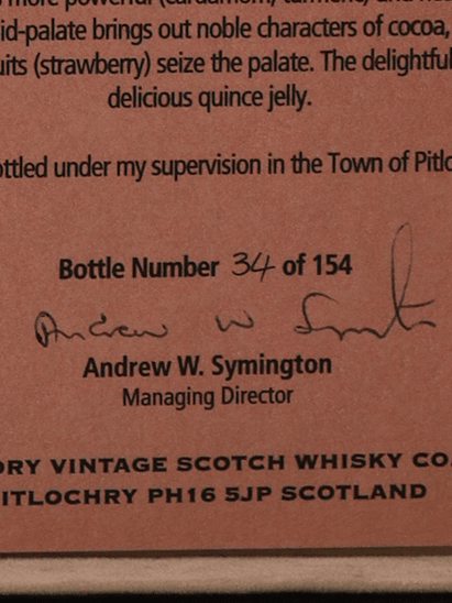 Signatory Glenglassaugh 40 Year Old 1978 30th Anniversary - Bottle Of Japan