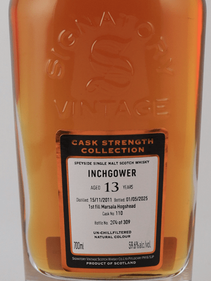 Signatory Inchgower 13 Year Old 2011 - Bottle Of Japan