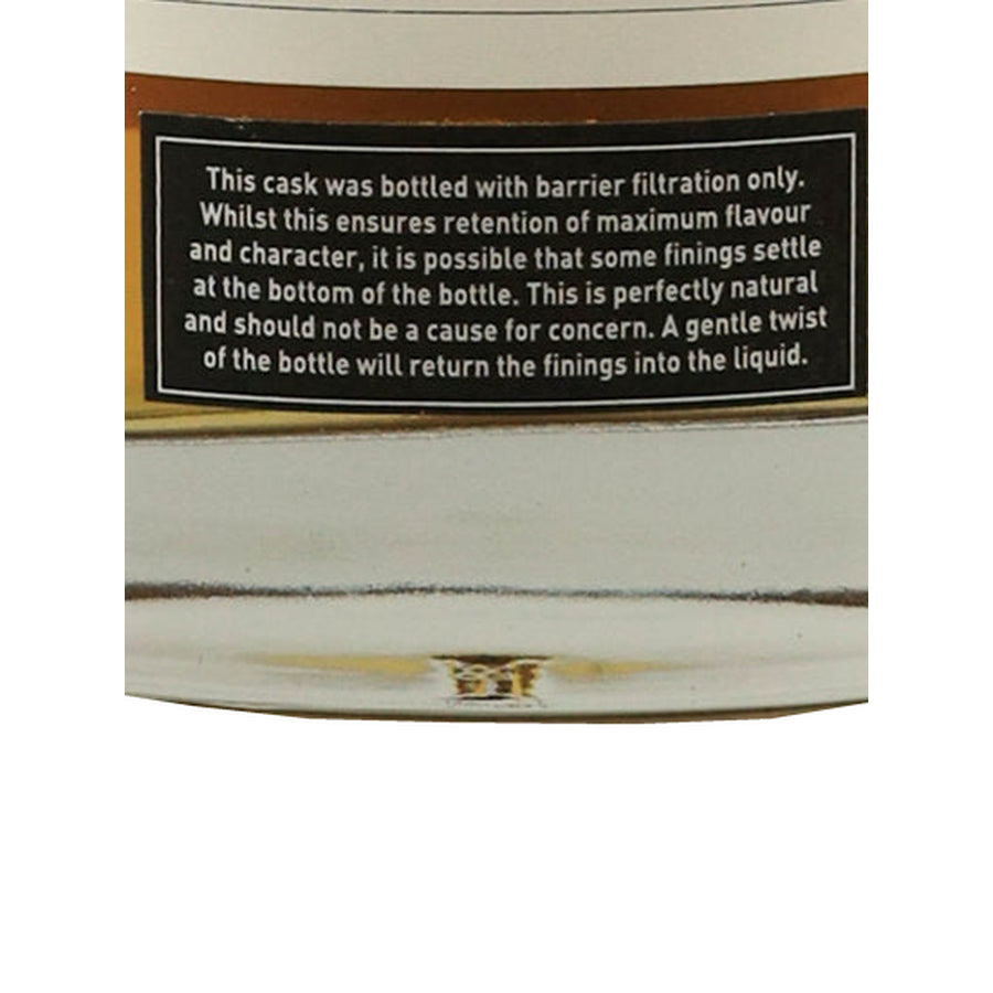 Signatory Laphroaig 32 Year Old 1990 35th Anniversary Single Malt Scotch Whisky 51.4% 700ml - bottle base filtration label