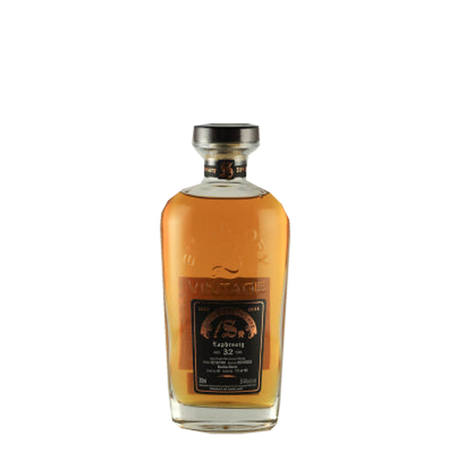 Signatory Laphroaig 32 Year Old 1990 35th Anniversary Single Malt Scotch Whisky 51.4% 700ml - bottle front