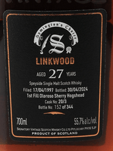 Load image into Gallery viewer, Signatory Linkwood 27 Year Old 1997 - Bottle Of Japan
