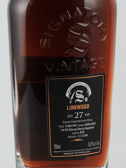 Signatory Linkwood 27 Year Old 1997 - Bottle Of Japan