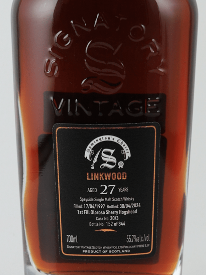 Signatory Linkwood 27 Year Old 1997 - Bottle Of Japan