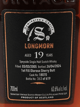 Load image into Gallery viewer, Signatory Longmorn 19 Year Old 2005 - Bottle Of Japan