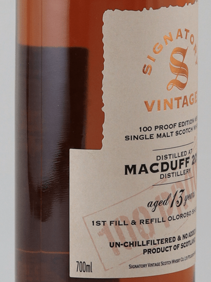 Signatory Macduff 13 Year Old 2011 - Bottle Of Japan