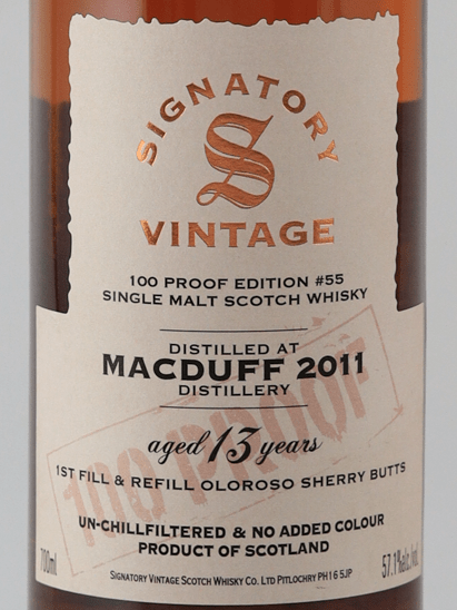 Signatory Macduff 13 Year Old 2011 - Bottle Of Japan