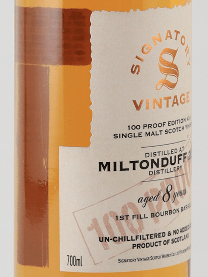 Signatory Miltonduff 8 Year Old 2015 - Bottle Of Japan