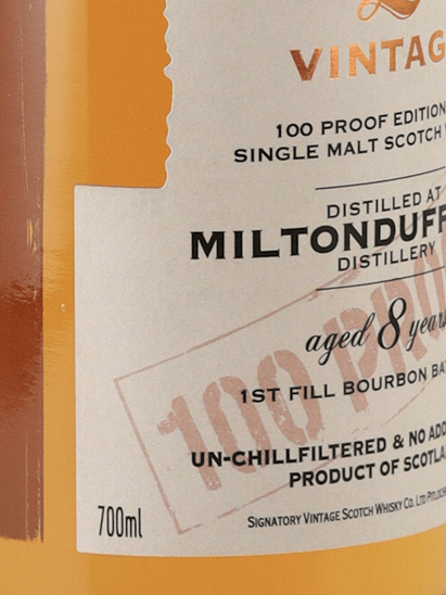 Signatory Miltonduff 8 Year Old 2015 - Bottle Of Japan