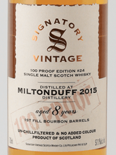 Load image into Gallery viewer, Signatory Miltonduff 8 Year Old 2015 - Bottle Of Japan