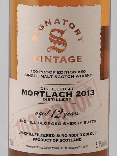 Signatory Mortlach 12 Year Old 2013 - Bottle Of Japan