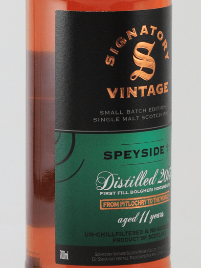 Signatory Secret Speyside 11 Year Old 2013 - Bottle Of Japan