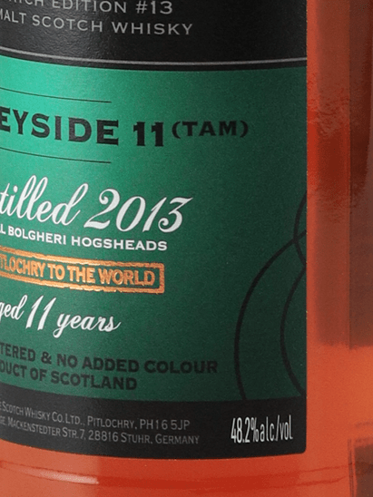 Signatory Secret Speyside 11 Year Old 2013 - Bottle Of Japan