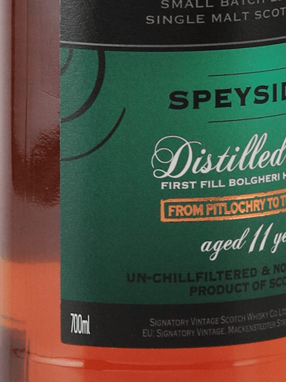 Signatory Secret Speyside 11 Year Old 2013 - Bottle Of Japan