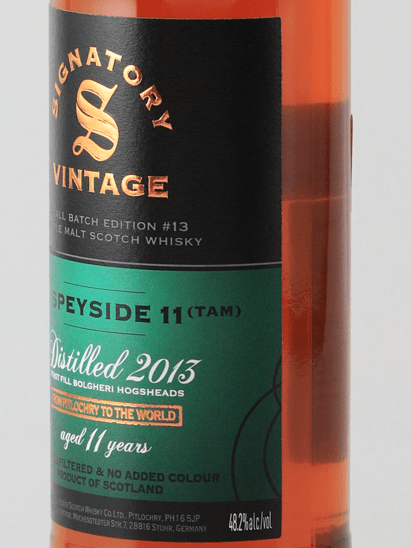 Signatory Secret Speyside 11 Year Old 2013 - Bottle Of Japan