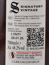 Load image into Gallery viewer, Signatory Secret Speyside 14 Year Old 2010 - Bottle Of Japan