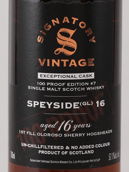 Signatory Secret Speyside 16 Year Old 2024 Release - Bottle Of Japan