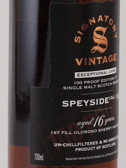 Signatory Secret Speyside 16 Year Old 2024 Release - Bottle Of Japan