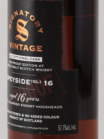 Signatory Secret Speyside 16 Year Old 2024 Release - Bottle Of Japan