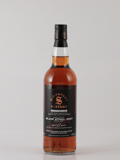 Signatory Vintage Blair Athol 17 Year Old 2007 - Bottle Of Japan