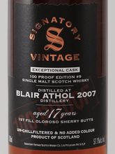 Load image into Gallery viewer, Signatory Vintage Blair Athol 17 Year Old 2007 - Bottle Of Japan