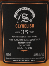 Load image into Gallery viewer, Signatory Vintage Clynelish 35 Year Old 1990 - Bottle Of Japan