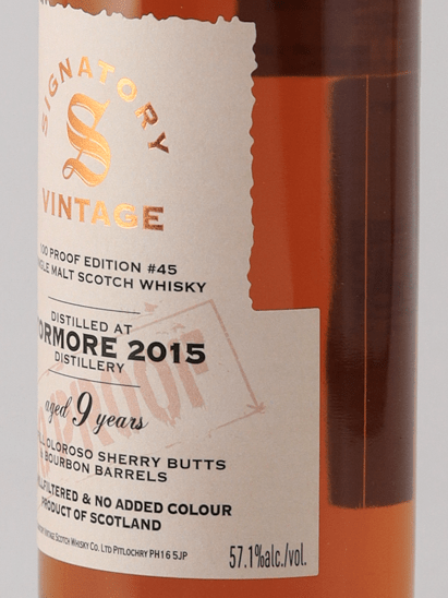 Signatory Vintage Tomore 9 Year Old 2015 - Bottle Of Japan