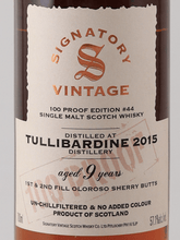 Load image into Gallery viewer, Signatory Vintage Tullibardine 9 Year Old 2015 - Bottle Of Japan