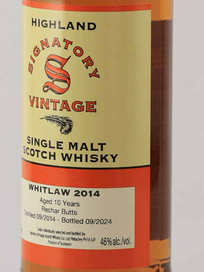 Signatory Whitlaw 10 Year Old 2014 - Bottle Of Japan