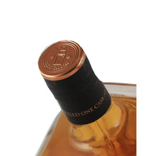 Load image into Gallery viewer, The Single Cask Ardnamurchan 7 Year Old 2018 64.4% for The Ultimate Spirits and Bar Minmorehouse - copper cap top angle