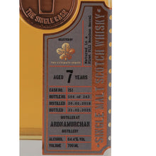 Load image into Gallery viewer, The Single Cask Ardnamurchan 7 Year Old 2018 64.4% for The Ultimate Spirits and Bar Minmorehouse - label cask and strength