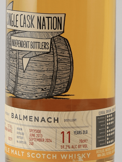 Single Cask Nation Balmenach 11 Year Old 2013 - Bottle Of Japan
