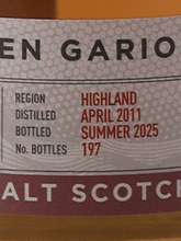Load image into Gallery viewer, Single Cask Nation Glen Garioch 14 Year Old 2011 - Bottle Of Japan