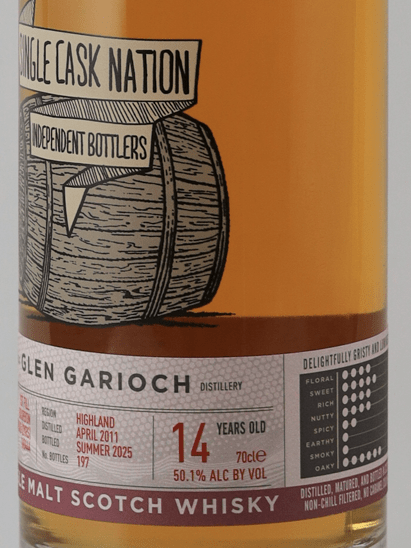 Single Cask Nation Glen Garioch 14 Year Old 2011 - Bottle Of Japan