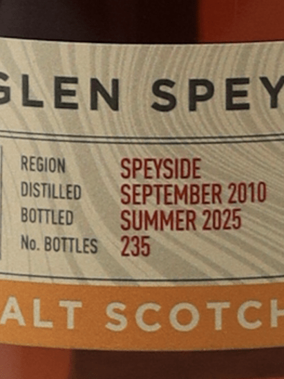 Single Cask Nation Glen Spey 14 Year Old 2010 - Bottle Of Japan