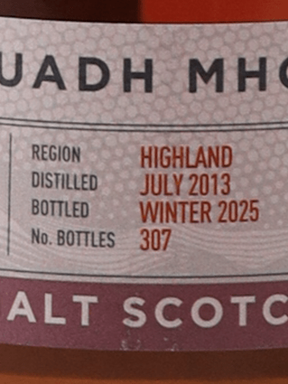 Single Cask Nation Ruadh Maor 11 Year Old 2013 - Bottle Of Japan