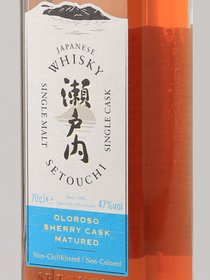 Single Malt Japanese Whisky Setouchi Oloroso Sherry Cask - Bottle Of Japan