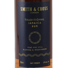 Load image into Gallery viewer, Smith &amp; Cross Traditional Jamaica Rum - front label detail