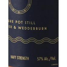 Load image into Gallery viewer, Smith &amp; Cross Traditional Jamaica Rum - navy strength abv label