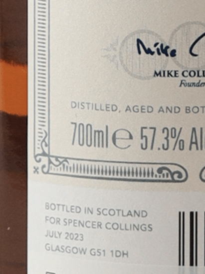 Spencer Collins Caol Ila 2012 50th Anniversary Bottle - Bottle Of Japan