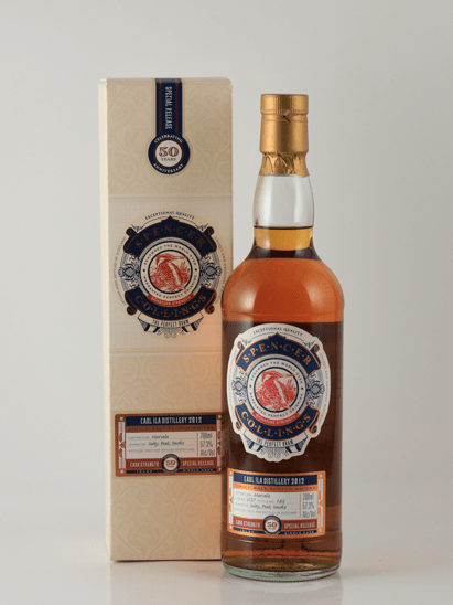 Spencer Collins Caol Ila 2012 50th Anniversary Bottle - Bottle Of Japan