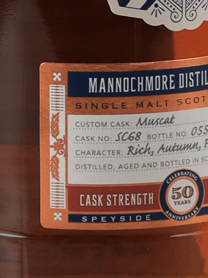 Spencer Collins Mannochmore 2011 50th Anniversary Bottle - Bottle Of Japan