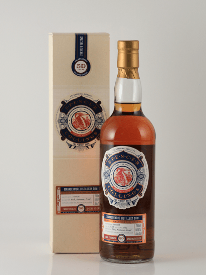 Spencer Collins Mannochmore 2011 50th Anniversary Bottle - Bottle Of Japan