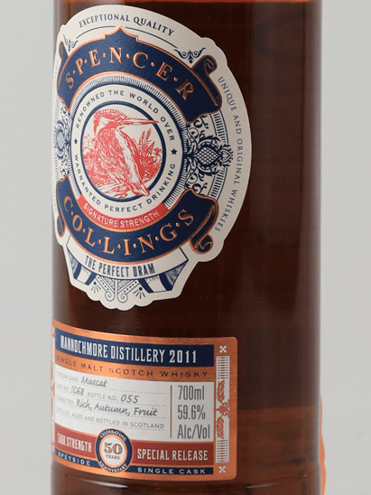 Spencer Collins Mannochmore 2011 50th Anniversary Bottle - Bottle Of Japan