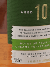 Load image into Gallery viewer, Speyburn 10 Year Old 700ml New Label - Bottle Of Japan